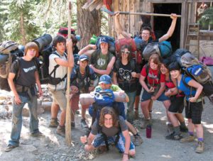 Camp Unalayee Hike Group